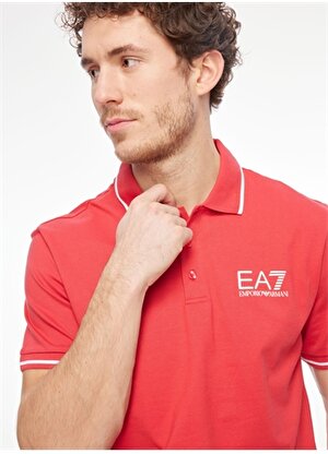 EA7 Koyu Kırmızı Erkek Polo T-Shirt 6RPF01PJ7BZ1462