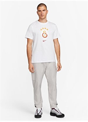 Nike Beyaz Erkek Galatasaray T-shirt FJ7382-100 GS ZLS M NK CREST CLUB T