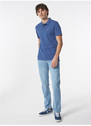 Levis Düz Açık Mavi Erkek Polo T-Shirt A2085-0001_LEVIS HM POLO CLASSIC VI