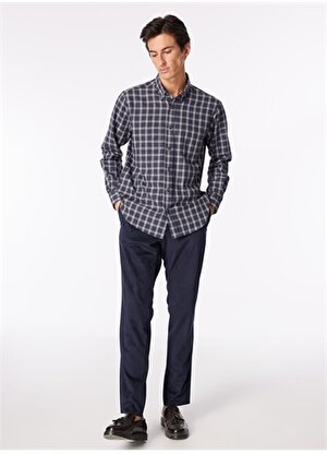 Dufy Standart Bel Normal Paça Regular Fit Açık Lacivert Erkek Pantolon DU1234165001