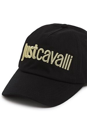 Just Cavalli Siyah - Altın Erkek Şapka 75QAZK30