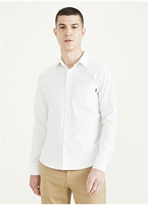 Dockers Slim Fit Gömlek Yaka Beyaz Erkek Gömlek A1114-0043