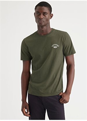 Dockers Yuvarlak Yaka Yeşil Erkek T-Shirt A1103-0251