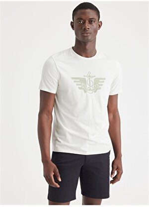 Dockers Yuvarlak Yaka Beyaz Erkek T-Shirt A1103-0249