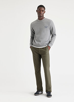 Dockers Normal Bel Slim Paça Slim Fit Yeşil Erkek Pantolon A1419-0018