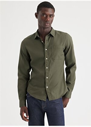 Dockers Slim Fit Gömlek Yaka Yeşil Erkek Gömlek A4253-0046