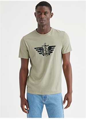 Dockers Yuvarlak Yaka Yeşil Erkek T-Shirt A1103-0247