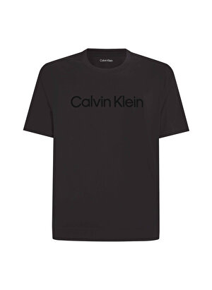 Calvin Klein Siyah Erkek Bisiklet Yaka T-Shirt 00GMS4K189BAE-WO - SS TEE 