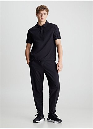 Calvin Klein Siyah Erkek Lastikli Bel Standart Fit Eşofman Altı 00GMS4P635BAE-WO - WOVEN PANT 