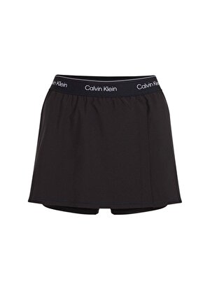 Calvin Klein Siyah Kadın Etek 00GWS4T901BAE-WO  - WOven Skirt  