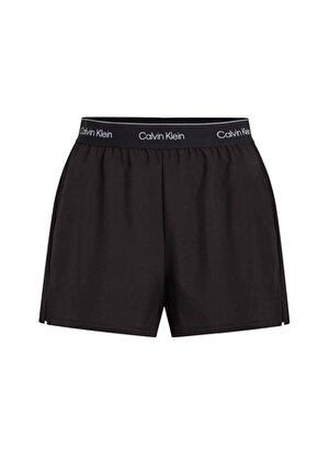 Calvin Klein Siyah Kadın Lastikli Bel Şort 00GWS4S819BAE-WO  - Woven Short 