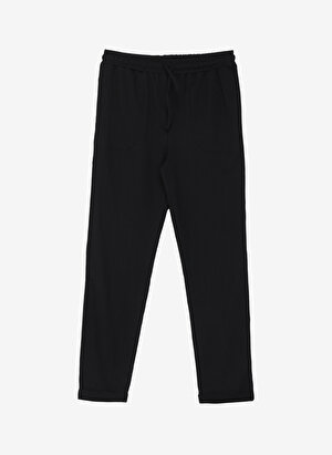 Koton Normal Bel Regular Fit Siyah Kadın Chino Pantolon 4SAL40022IK
