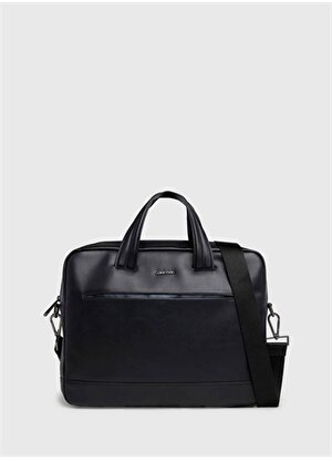 Calvin Klein Siyah Erkek 38,5x30,5x8,5 cm Laptop Çantası CK SET 2G LAPTOP BAG