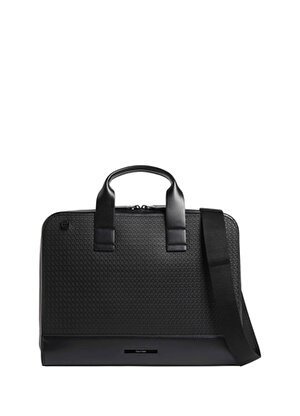 Calvin Klein Siyah Erkek 37x28,5x4,5 cm Laptop Çantası MODERN BAR SLIM LAPTOP BAG MONO
