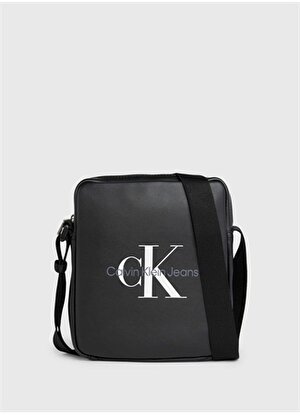 Calvin Klein Siyah Erkek 18x22x4,5 cm Postacı Çantası MONOGRAM SOFT REPORTER18 