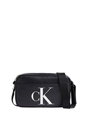 Calvin Klein Siyah Erkek 22x14,5x5 cm Postacı Çantası MONOGRAM SOFT CAMERA BAG22 