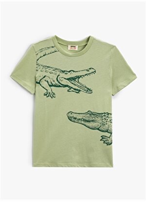 Koton Yeşil Erkek T-Shirt 4SKB10504TK