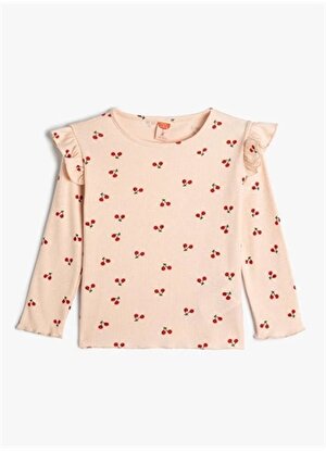 Koton Pembe Kız Bebek T-Shirt 4SMG10040AK