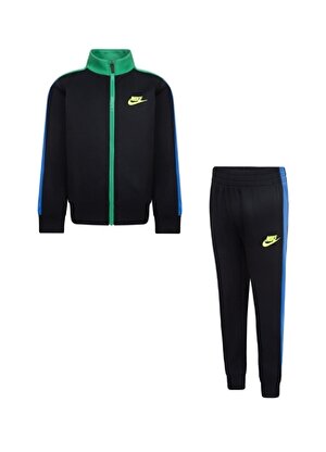 Nike Düz Siyah Erkek Çocuk Eşofman Takımı 86L695-023-NKB B NSW TRICOT SET