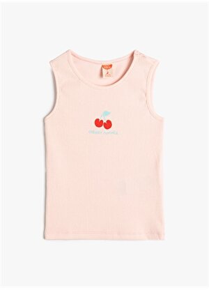 Koton Pembe Kız Bebek T-Shirt 4SMG30009AK