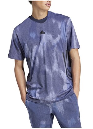 adidas Çok Renkli Erkek Yuvarlak Yaka Normal Kalıp T-Shirt IR9195 M 