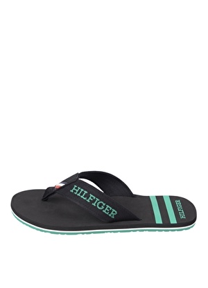 Tommy Hilfiger Siyah Erkek Plaj Terliği SPORTY HILFIGER BEACH SANDAL  