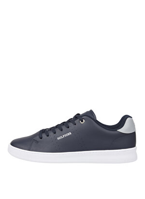 Tommy Hilfiger Lacivert Erkek Sneaker COURT CUP LTH PERF DETAIL  