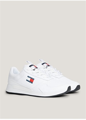 Tommy Hilfiger Beyaz Erkek Sneaker TOMMY JEANS FLEXI RUNNER  