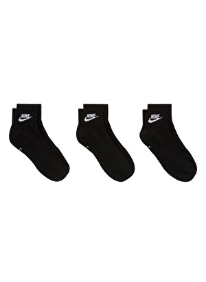 Nike Siyah Unisex Çorap DX5074-010-U NK NSW EVERYDAY ESSENT  