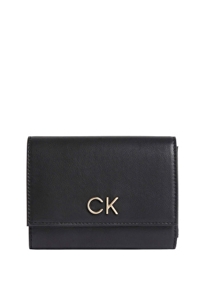 Calvin Klein Siyah Kadın 13x10x3 cm Cüzdan K60K608994BEH 