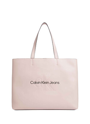 Calvin Klein Açık Pudra Kadın 41x34x12 cm Omuz Çantası K60K610825TFT
