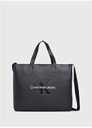 Calvin Klein Siyah Kadın 32x26x5 cm Omuz Çantası K60K6115470GL 