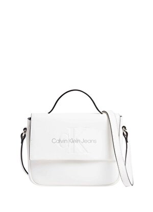 Calvin Klein Beyaz Kadın 16x20x4,5 cm El Çantası K60K6108290LI