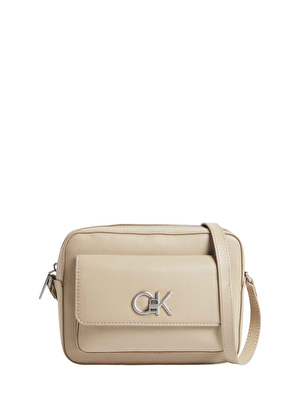 Calvin Klein Açık Gri Kadın 20,5x16x5 cm Omuz Çantası K60K611083PFA 