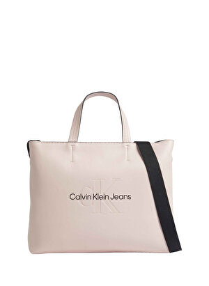 Calvin Klein Açık Pudra Kadın 2,38x2,38x2,38 cm Omuz Çantası K60K611547TFT 