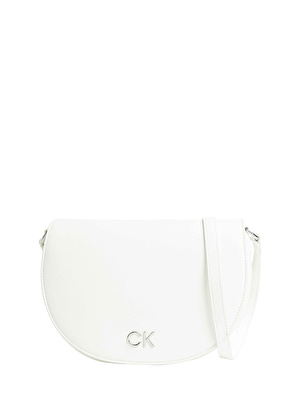 Calvin Klein Beyaz Kadın 18x24x7 cm Çapraz Çanta K60K611679YAF