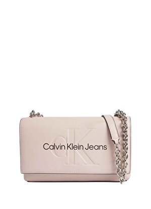 Calvin Klein Açık Pudra Kadın 16x25x6,5 cm Omuz Çantası K60K611866TFT 
