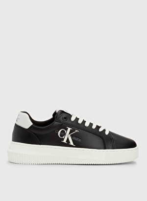 Calvin Klein Siyah Kadın Deri Sneaker YW0YW00823BDS 