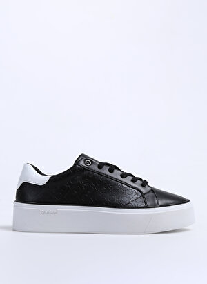 Calvin Klein Siyah Kadın Deri Sneaker HW0HW018700GQ  