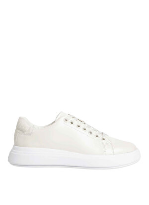 Calvin Klein Ekru Kadın Deri Sneaker HW0HW01878ACG 