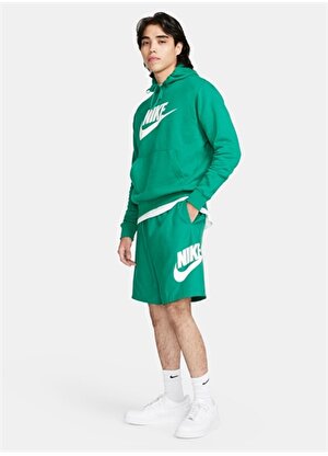 Nike Yeşil Lastikli Bel Erkek Şort FN3303-365-M NK CLUB SHORT WVN  