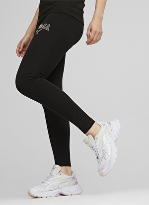 Puma Siyah Kadın Tayt 67790001   SQUAD Leggings   