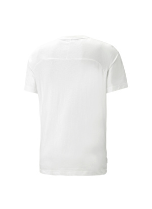 Puma 53845903 MAPF1 MT7 Tee Beyaz Erkek Bisiklet Yaka Regular Fit T-Shirt 