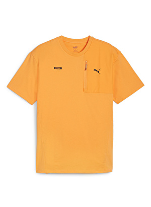 Puma 67892046 DESERT ROAD Tee Turuncu Erkek Bisiklet Yaka Regular Fit T-Shirt 