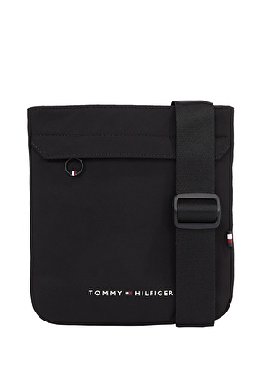 Tommy Hilfiger Siyah Erkek 19x21x2 cm Postacı Çantası TH SKYLINE MINI CROSSOVER 