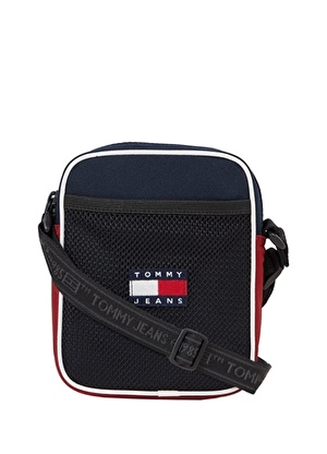 Tommy Hilfiger Lacivert Erkek 18x18x6 cm Postacı Çantası TJM HERITAGE REPORTER 