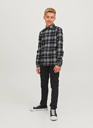 Jack & Jones JJIGLENN JJORIGINAL MF 072 NOOS JNR Siyah Erkek Normal Bel Normal  Denim Pantolon