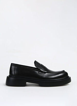 Fabrika Siyah Erkek Deri Klasik Ayakkabı BURGESS