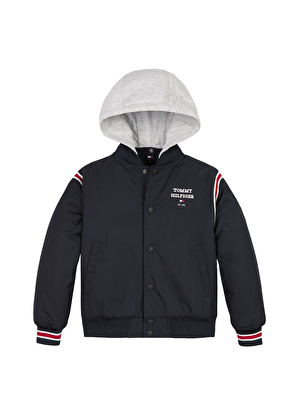 Tommy Hilfiger Lacivert Erkek Ceket TH LOGO BOMBER JACKET