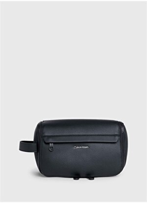 Calvin Klein Siyah Erkek 13,5x24x10,5 cm Traş Çantası CK MUST WASHBAG W/HANGER 